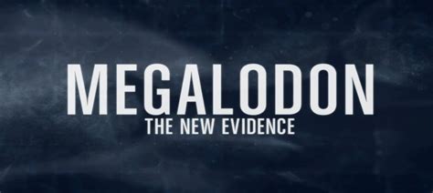 megalodon the new evidence.